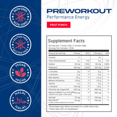 ABE all black everything Fruit Punch scoop pouring signals clean, sustained energy