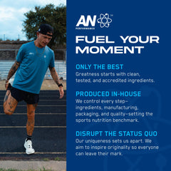 ABE All Black Everything workout scene featuring blue razz flavor energizing training sessions
