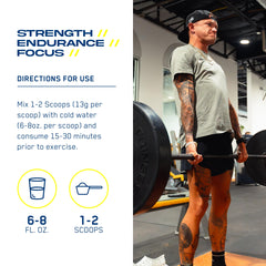 ABE AN Performance bottle closeup with Lemon Freeze flavor