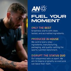 ABE AN Performance Peach Mango serving setup for on-the-go energy