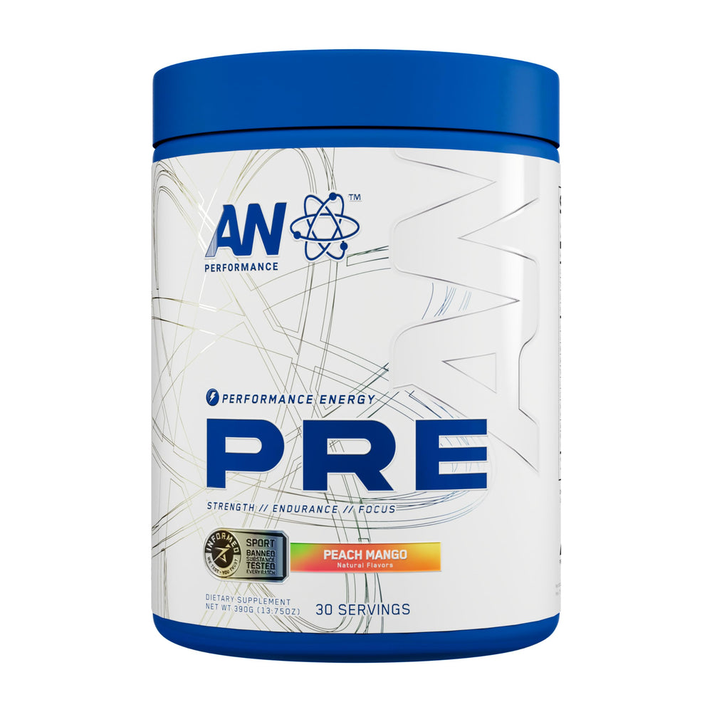 ABE AN Performance powder tub front for clean energy during workouts
