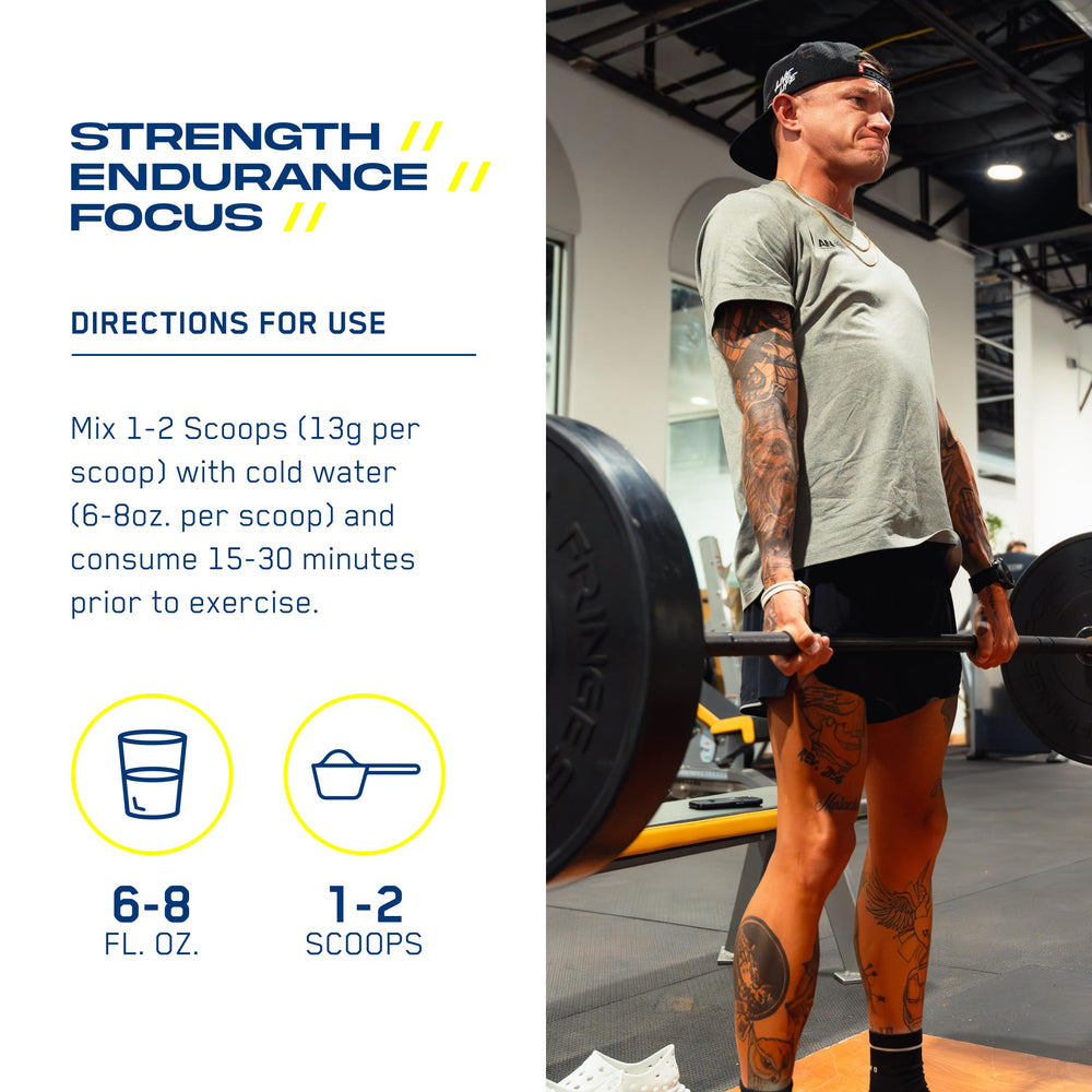 ABE AN Performance scoop dissolving in water for Lemon Freeze energy