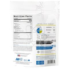 ABE AN Performance Whey shake featuring Chiquita Banana Peanut Butter flavor and high protein per serving.