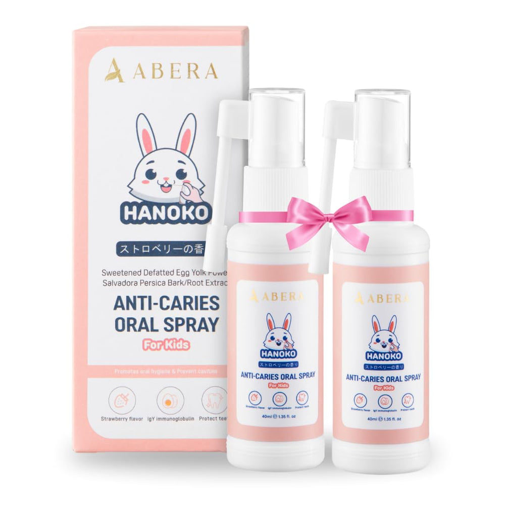 Abera anti-caries kids oral spray bottle with 360-degree rotating nozzle