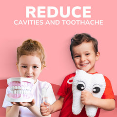 Fluoride-free spray safe for newborns to preschoolers