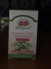 ABHAIBHUBEJHR Andrographis Paniculata 60 capsules back label