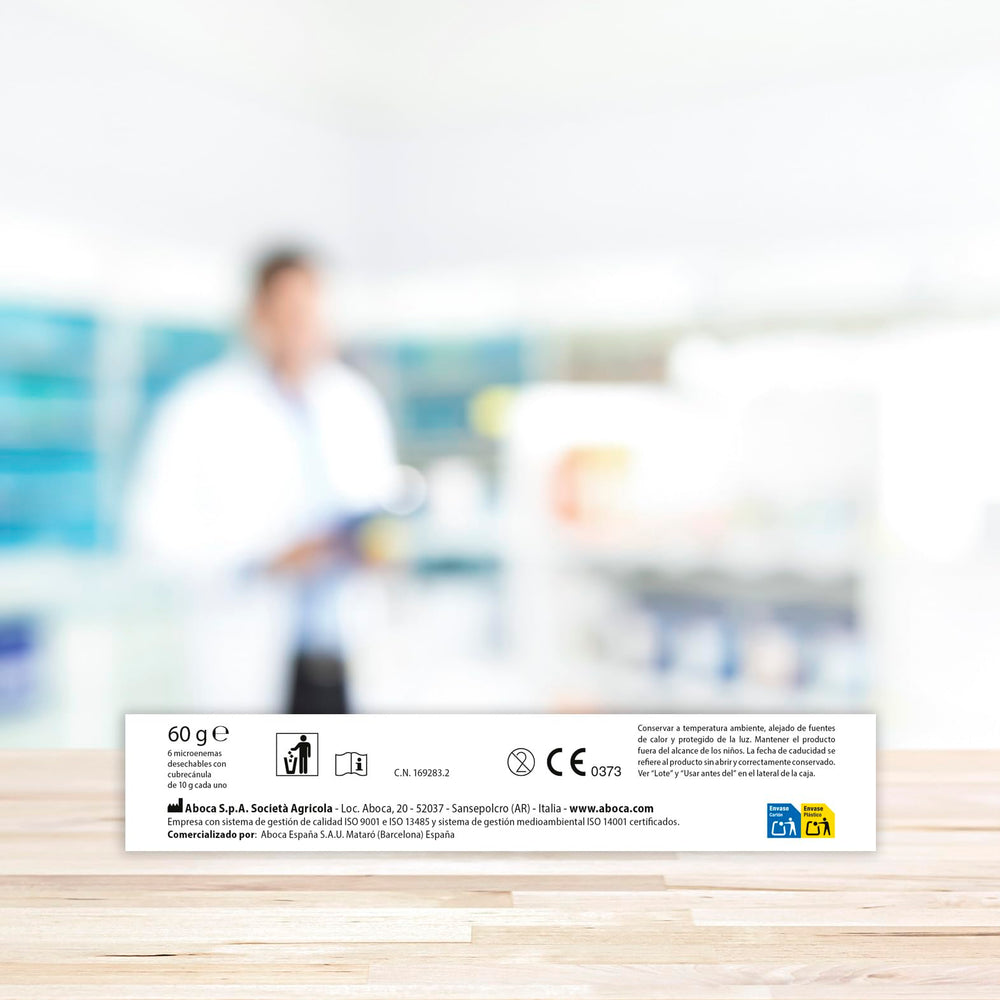 Aboca Melilax enema applicator and packaging