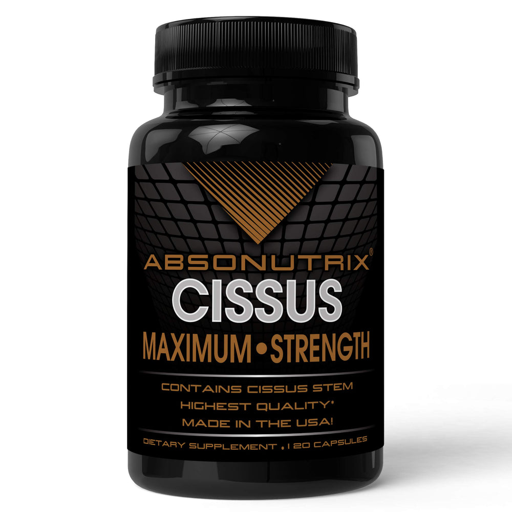 Front view of Absonutrix Cissus Quadrangularis Xtreme 1600mg bottle