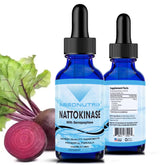 Absonutrix nattokinase-serrapeptase liquid drops bottle front