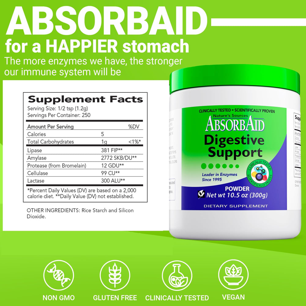 AbsorbAid bottle with 300g label