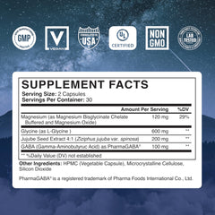 Glycine promotes relaxation for better sleep