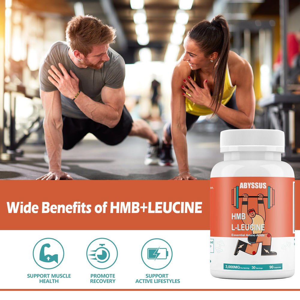Capsules of ABYSSUS HMB L-Leucine 3000mg