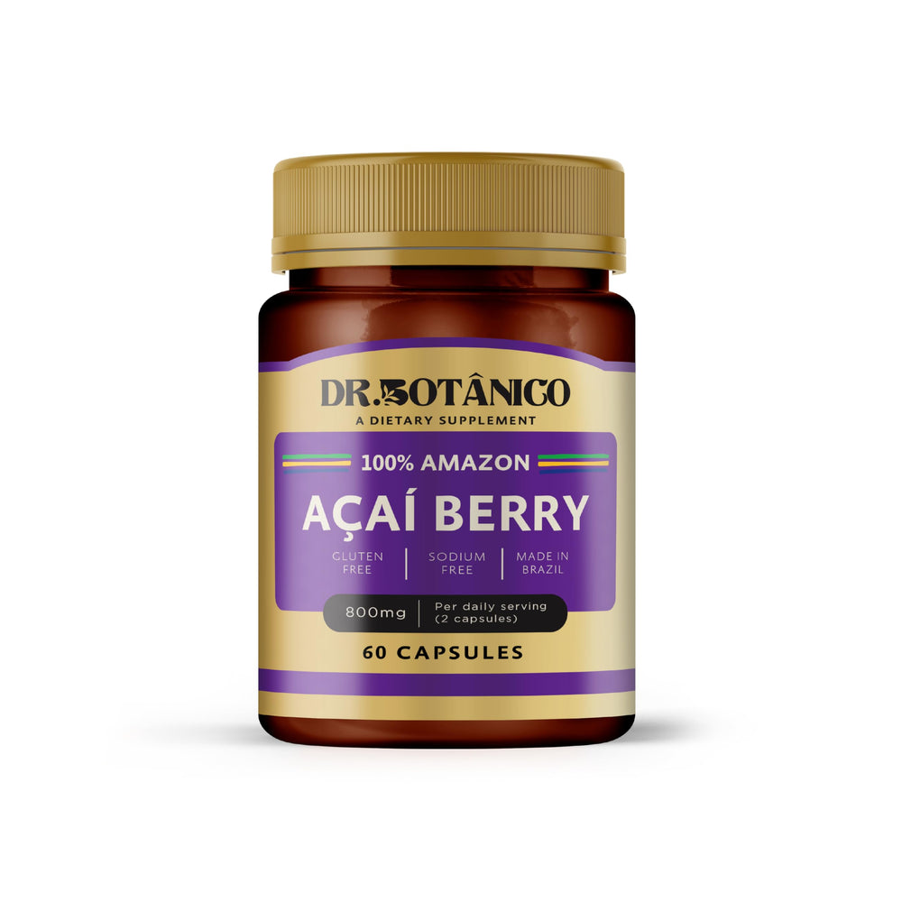 Dr. Botanico Açaí Berry 800mg bottle label