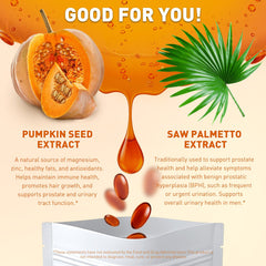 Cold-pressed pumpkin seed oil softgel capsules