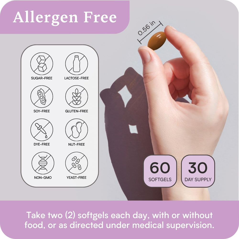 Omega-3 softgels and bottle for Accentrate110