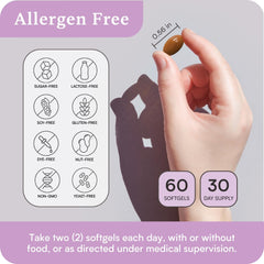 Omega-3 softgels and bottle for Accentrate110