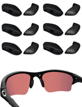 Acefrog three-pair nose pad set for Oakley Flak 2.0 OO9295 and related models - Black