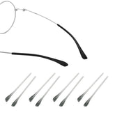 Acetate temple tips 75mm length in Black color