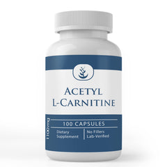 Pure Original Acetyl L-Carnitine 100 capsules bottle – front view