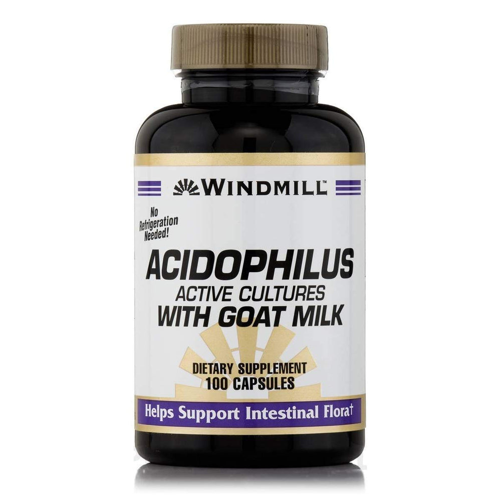 Acidophilus with Goat Milk 100 Capsules by Windmill