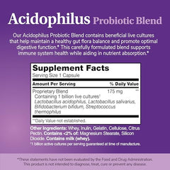 Lifestyle image of wellness and daily use with probiotic capsules.