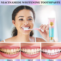 Tartar control and gentle cleaning with Niacinamide toothpaste