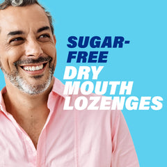 Lozenge being dispensed from the box (close-up)