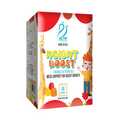 Actif Height Boost for kids aged 3-8 with strawberry gummy form