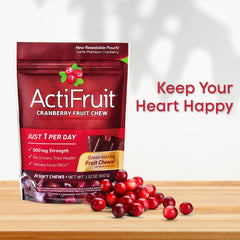ActiFruit 20 Soft Chews nutrition and benefits graphic