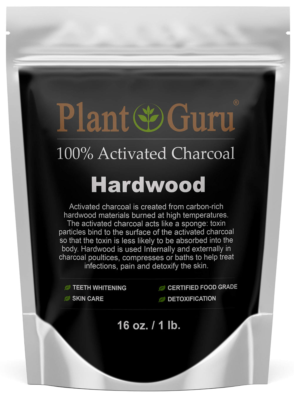 Activated charcoal powder 1 lb from American hardwood – food grade kosher non-GMO
