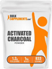 Activated Charcoal Powder from Coconut Charcoal in 1 kg packaging front view