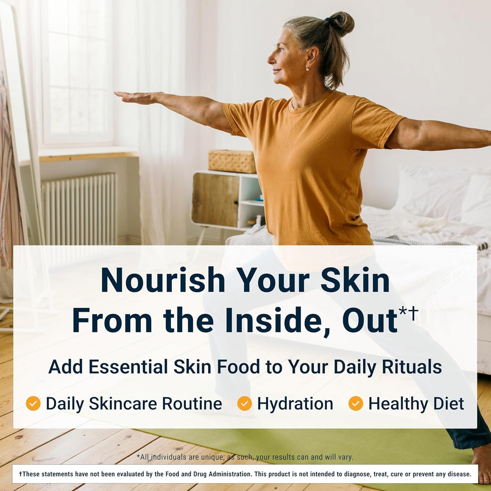 Illustration of collagen and elastin production