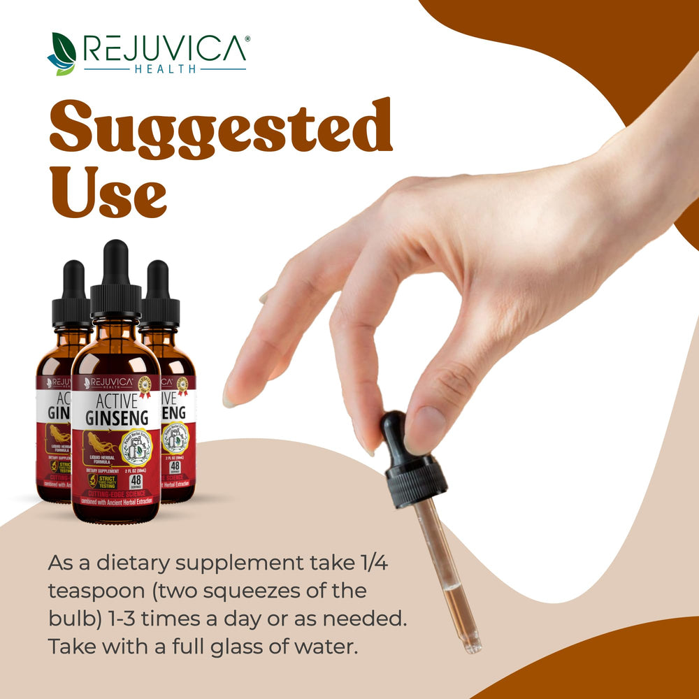 Dropper releasing Active Ginseng liquid