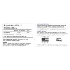 Water and Wellness branding for Active H2+ Chromax product line