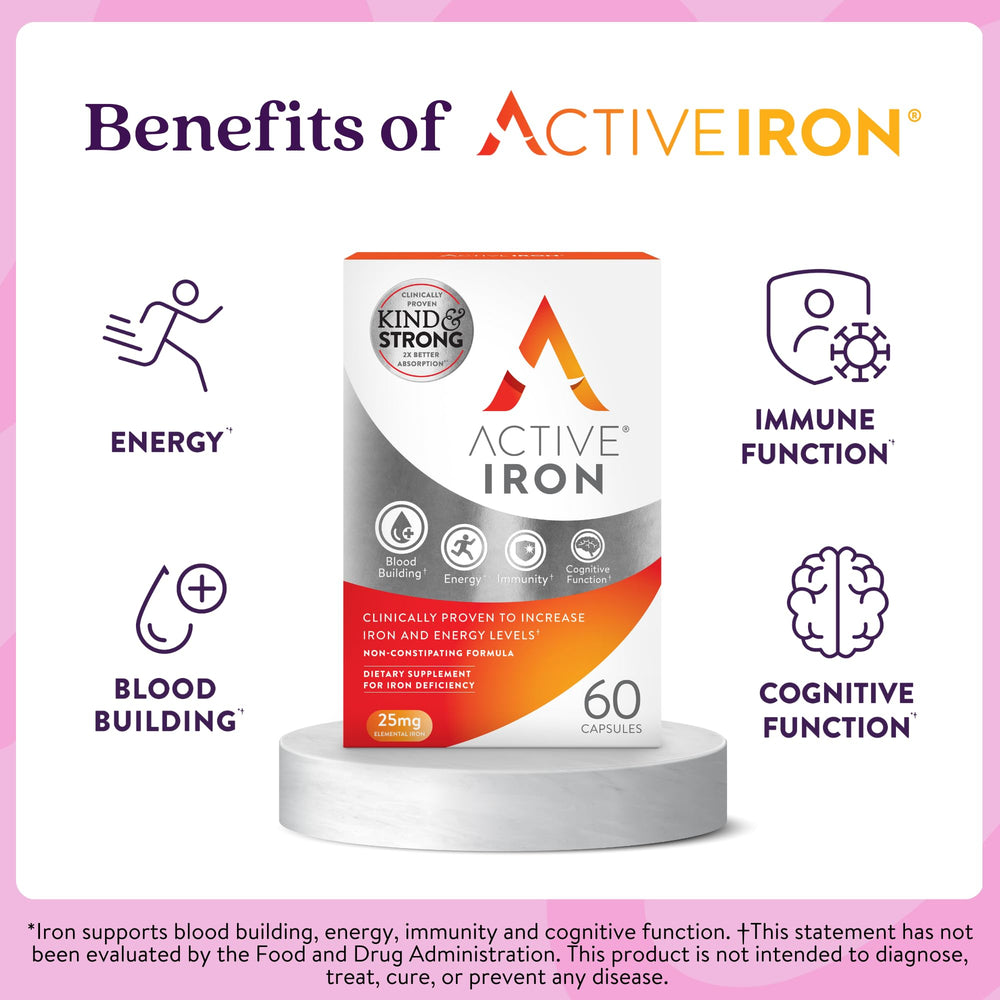 Whey protein formula protecting iron absorption concept