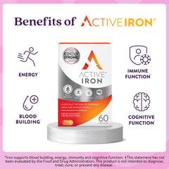 Whey protein formula protecting iron absorption concept