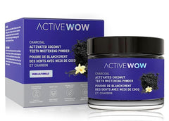 Active Wow Coconut Powder Toothpaste jar close-up
