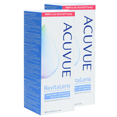 Pack of 2 Acuvueee lens solution bottles with box