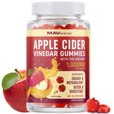 Front view of Organic Apple Cider Vinegar Gummies bottle, 60 count