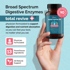 Adaptogenic superfoods included in Total Revive+ for digestion.