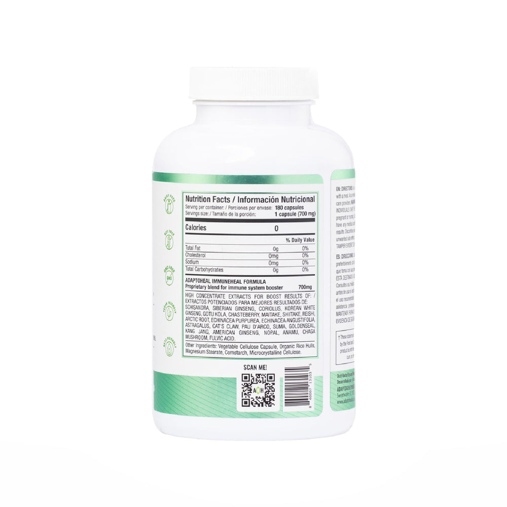 Usage guidance showing daily capsule instruction