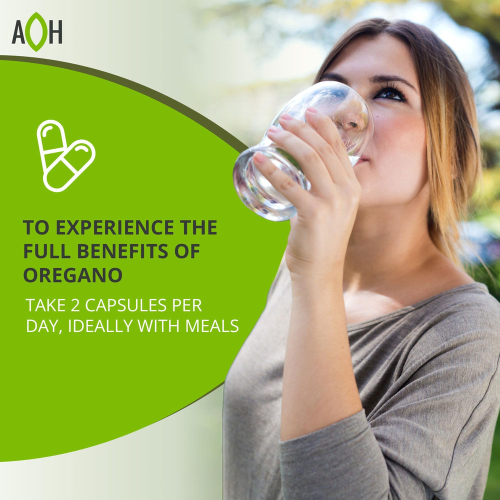 Usage directions for ADAPTOHEAL oregano oil softgels