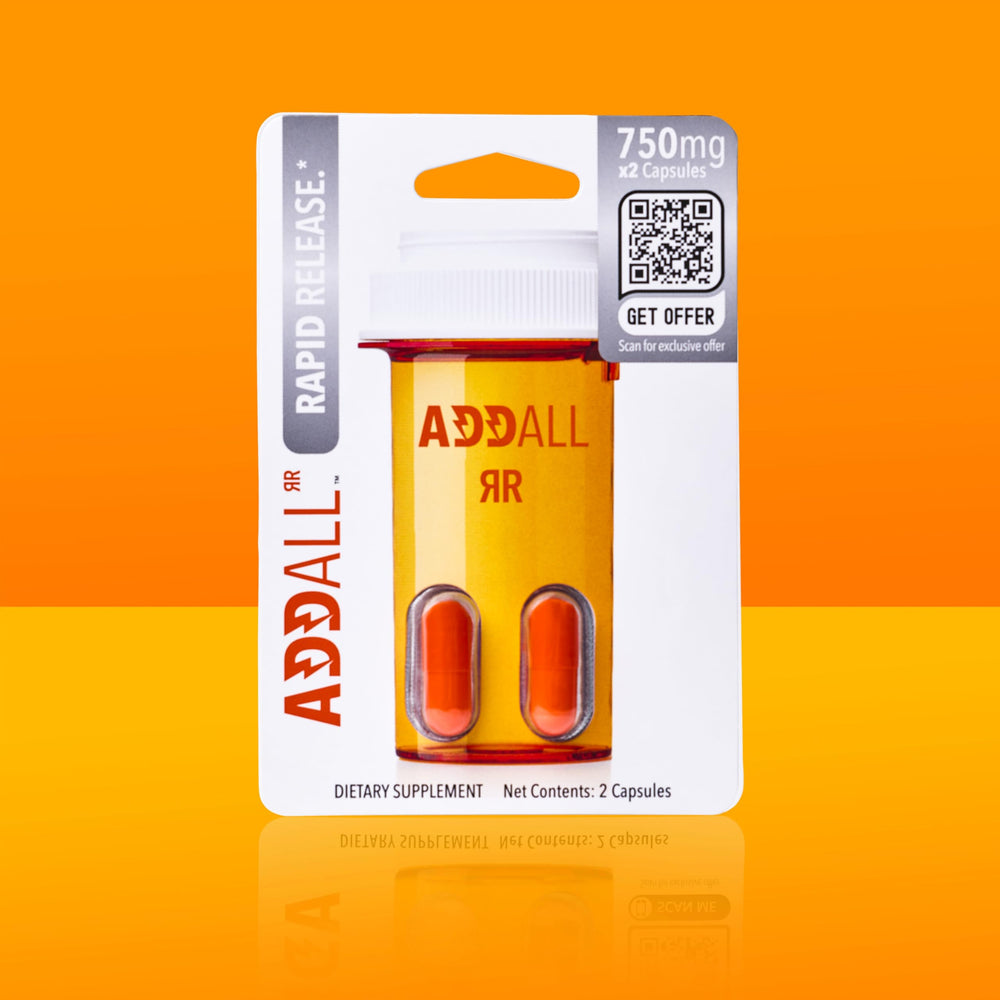 Addall Rapid Release box 12-pack communicates convenient daily cognitive support