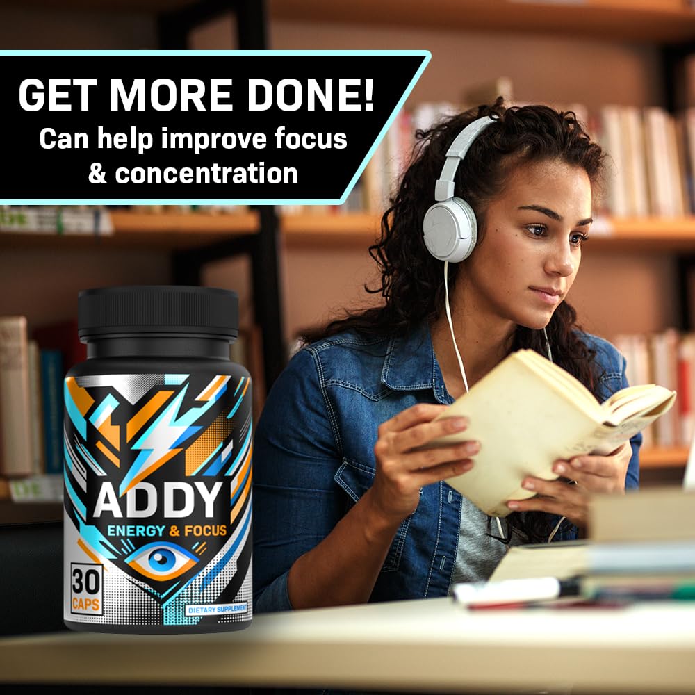 Addy Energy Coffeeberry ingredient highlight suggests natural energy support.