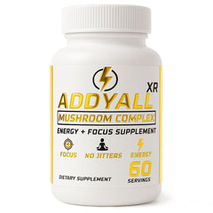 True Wood ADDYALL-XR Mushroom Complex bottle and packaging on a clean surface