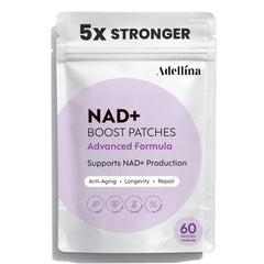 Adellina NAD+ patches packaging and display
