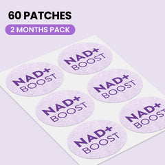 Water-resistant NAD+ patch during workouts