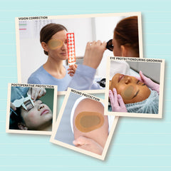 Long-wear adhesive patch on skin