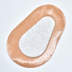 Individual beige eye patch showing material and edge