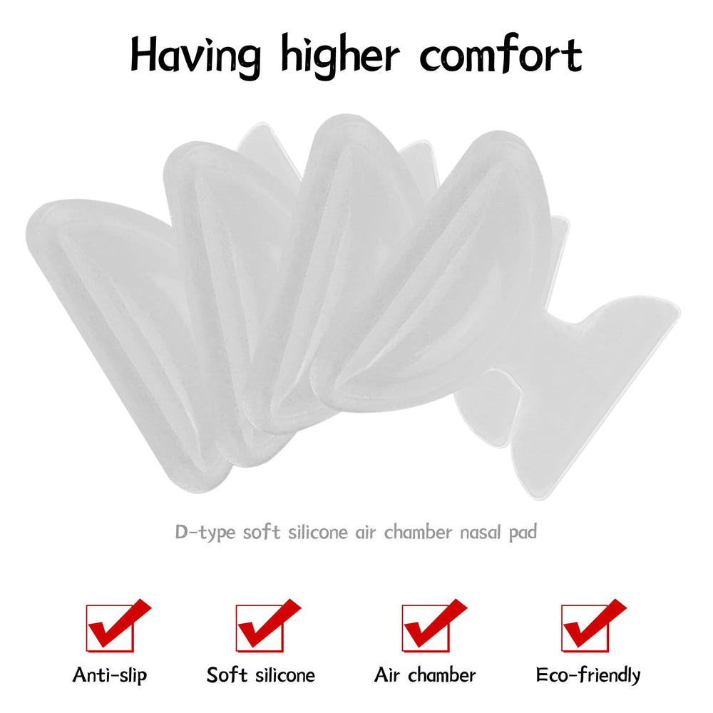 Packaging showing 20 pairs of nose pads